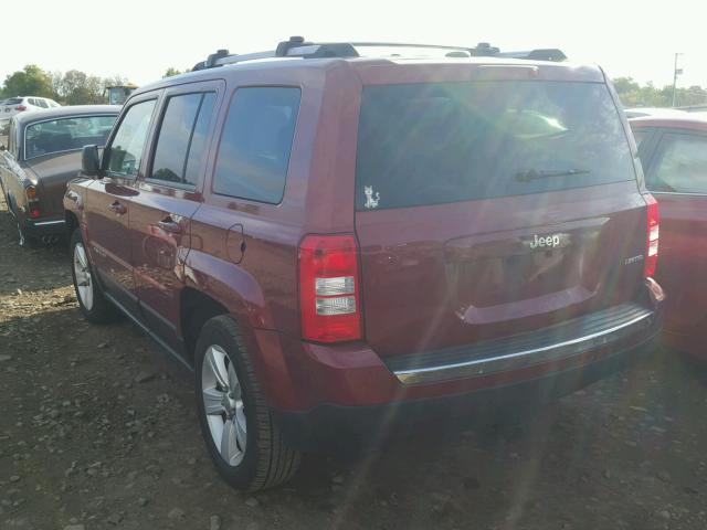 1C4NJPCB7CD601783 - 2012 JEEP PATRIOT LI RED photo 3