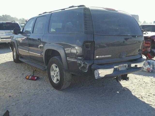 3GNEC16Z94G225387 - 2004 CHEVROLET SUBURBAN C BLACK photo 3