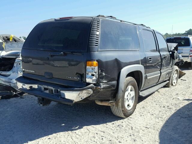 3GNEC16Z94G225387 - 2004 CHEVROLET SUBURBAN C BLACK photo 4