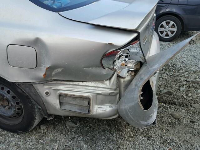 4T1BE32K64U880349 - 2004 TOYOTA CAMRY LE SILVER photo 9