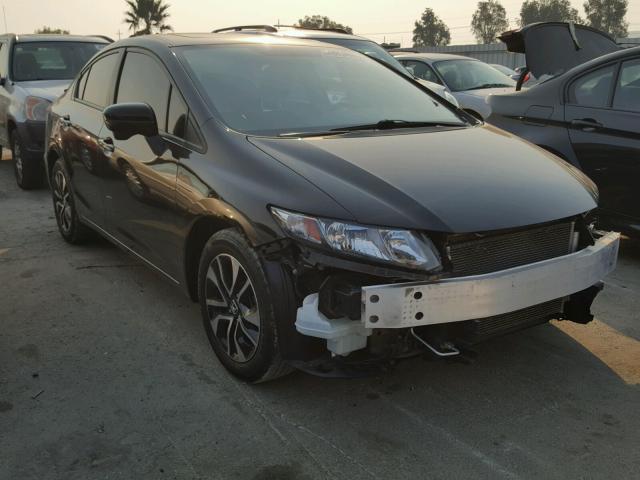 19XFB2F87EE233272 - 2014 HONDA CIVIC EX BLACK photo 1