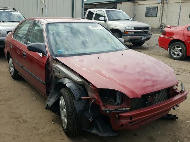 1HGEJ657XXL039023 - 1999 HONDA CIVIC RED photo 1