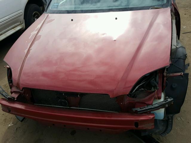 1HGEJ657XXL039023 - 1999 HONDA CIVIC RED photo 7