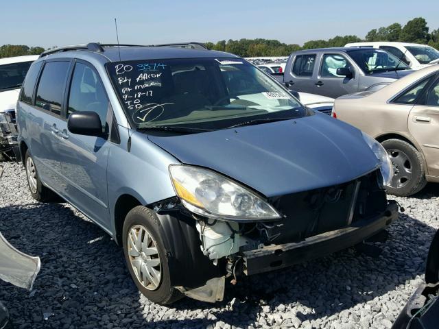 5TDZK23C58S132148 - 2008 TOYOTA SIENNA BLUE photo 1