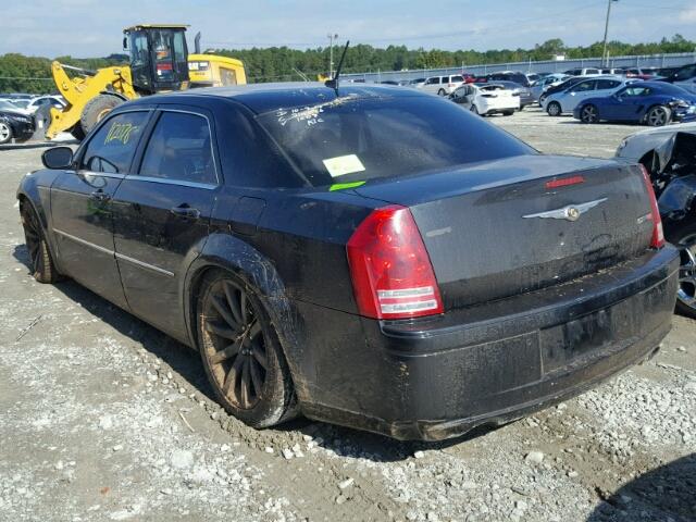 2C3LA73W48H201009 - 2008 CHRYSLER 300C SRT-8 BLACK photo 3