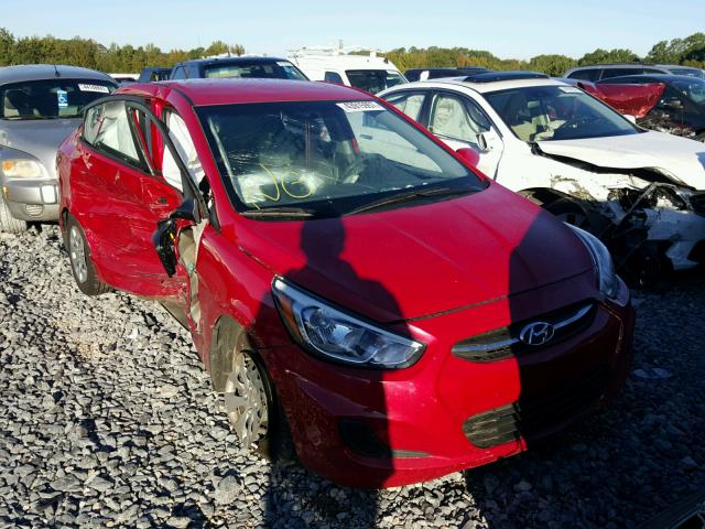 KMHCT4AE9GU103549 - 2016 HYUNDAI ACCENT SE RED photo 1