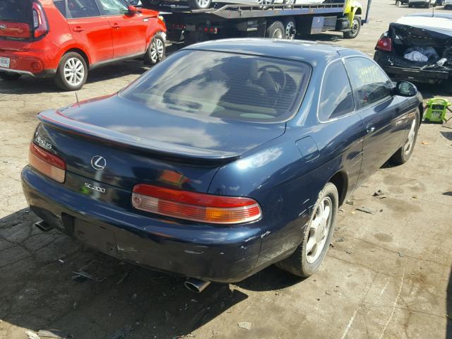 JT8JZ31C4S0021813 - 1995 LEXUS SC 300 BLUE photo 4