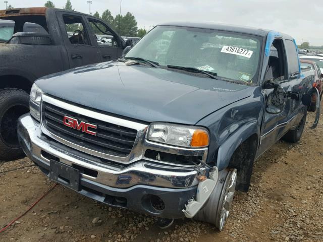 1GTEK19B36Z253103 - 2006 GMC NEW SIERRA BLUE photo 2