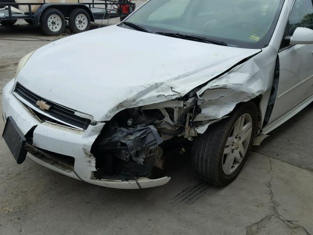 2G1WB5EK9B1185516 - 2011 CHEVROLET IMPALA LT WHITE photo 9