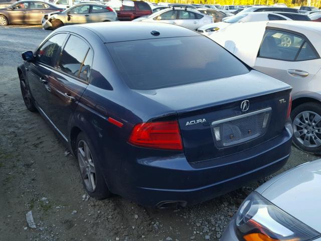 19UUA66245A074924 - 2005 ACURA TL BLUE photo 3