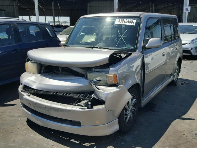 JTLKT324264071661 - 2006 TOYOTA SCION XB Plata foto 2