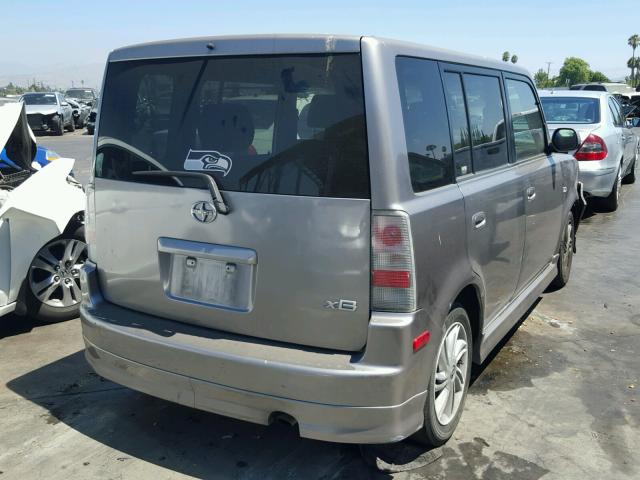 JTLKT324264071661 - 2006 TOYOTA SCION XB Plata foto 4