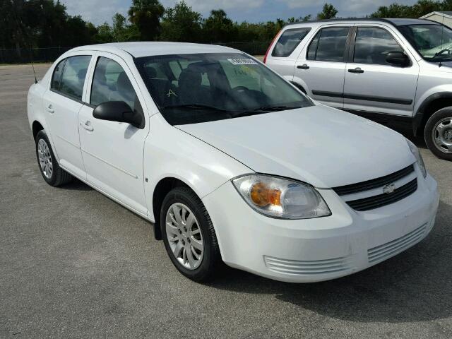 1G1AS58HX97155562 - 2009 CHEVROLET COBALT LS WHITE photo 1