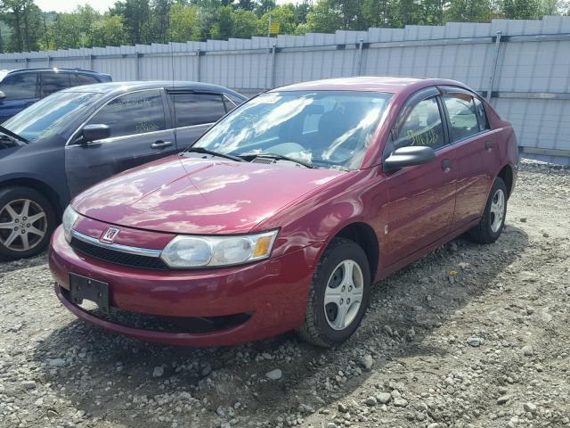 1G8AF52F44Z230363 - 2004 SATURN ION LEVEL MAROON photo 2