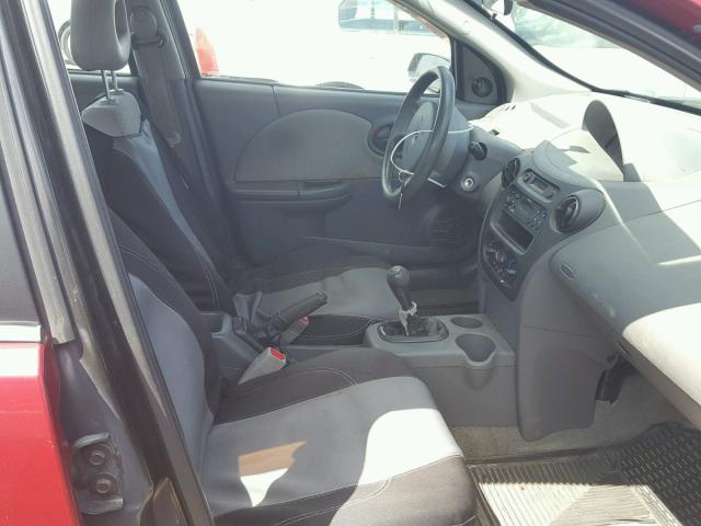 1G8AF52F44Z230363 - 2004 SATURN ION LEVEL MAROON photo 5