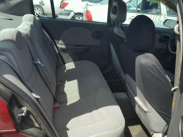 1G8AF52F44Z230363 - 2004 SATURN ION LEVEL MAROON photo 6