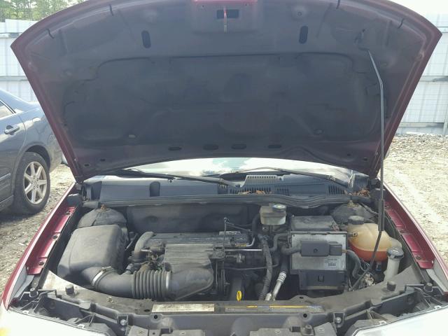 1G8AF52F44Z230363 - 2004 SATURN ION LEVEL MAROON photo 7