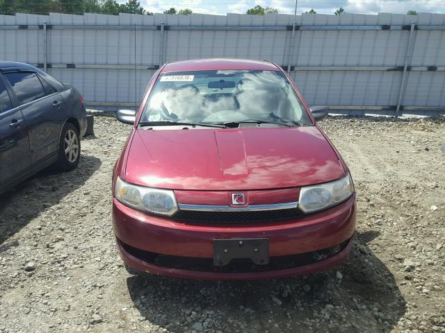 1G8AF52F44Z230363 - 2004 SATURN ION LEVEL MAROON photo 9
