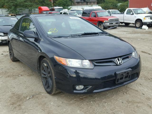 2HGFG21518H705197 - 2008 HONDA CIVIC SI BLACK photo 1