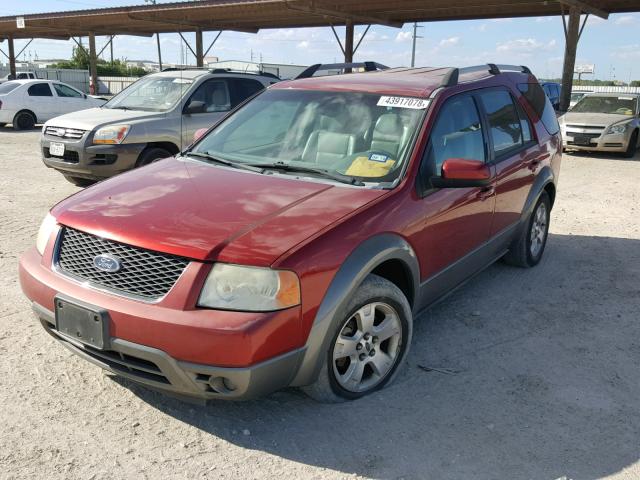 1FMZK05165GA05250 - 2005 FORD FREESTYLE RED photo 2