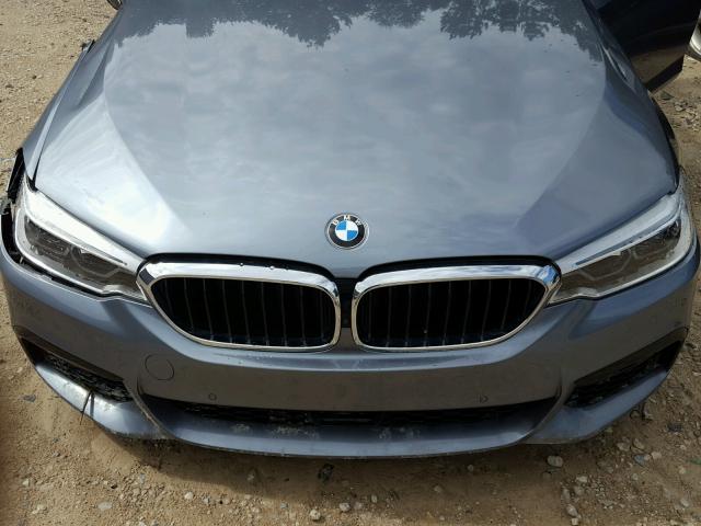 WBAJE5C30HG917206 - 2017 BMW 540 I GRAY photo 7