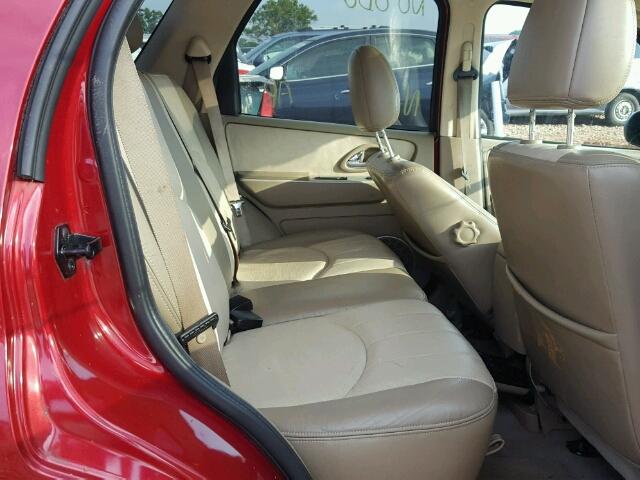 4M2YU56145DJ10130 - 2005 MERCURY MARINER RED photo 6