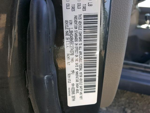 1J8HG48N56C274378 - 2006 JEEP COMMANDER GREEN photo 10