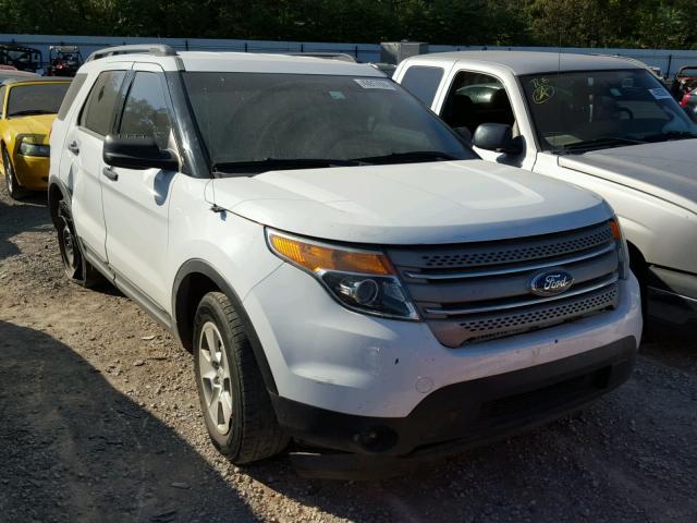 1FM5K7B88DGA31372 - 2013 FORD EXPLORER WHITE photo 1