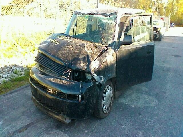 JTLKT324164065348 - 2006 TOYOTA SCION XB Negro foto 2