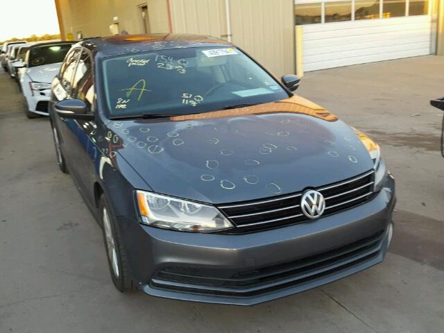 3VWD07AJ4FM296242 - 2015 VOLKSWAGEN JETTA SE Boz foto 1