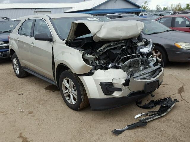 1GNALAEK9FZ127613 - 2015 CHEVROLET EQUINOX LS ბეჟი ფოტო 1