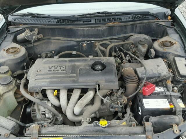 2T1BR12E71C838160 - 2001 TOYOTA COROLLA CE GREEN photo 7