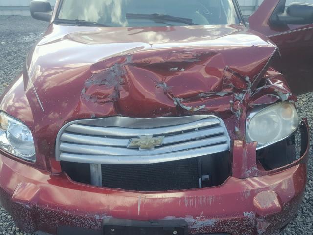 3GNCA13B79S564609 - 2009 CHEVROLET HHR LS Qırmızı foto 7