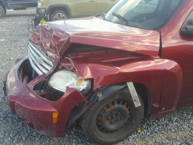 3GNCA13B79S564609 - 2009 CHEVROLET HHR LS Qırmızı foto 9