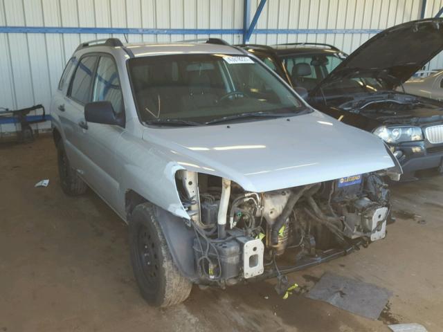 KNDJF724787471643 - 2008 KIA SPORTAGE L SILVER photo 1