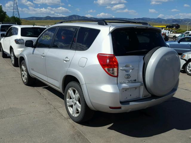 JTMBK32VX75039348 - 2007 TOYOTA RAV4 SPORT SILVER photo 3