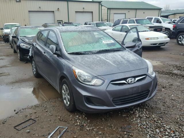 KMHCT5AE5EU155537 - 2014 HYUNDAI ACCENT GLS GRAY photo 1