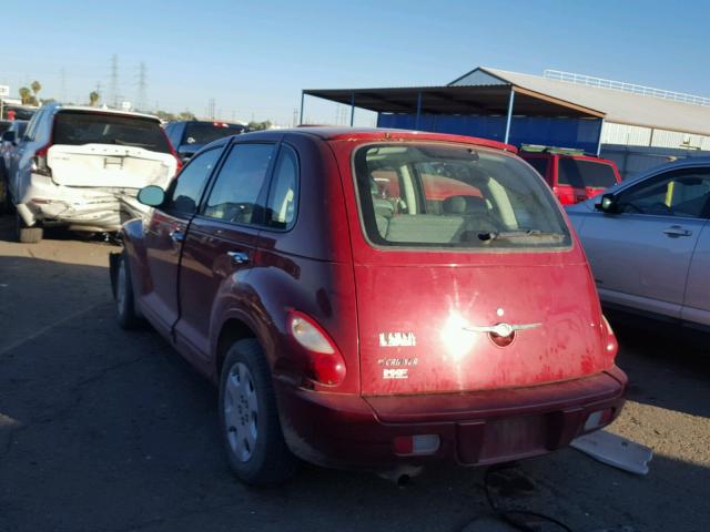 3A4FY48B97T519670 - 2007 CHRYSLER PT CRUISER BURGUNDY photo 3