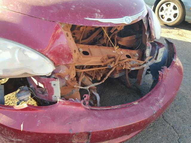 3A4FY48B97T519670 - 2007 CHRYSLER PT CRUISER BURGUNDY photo 9