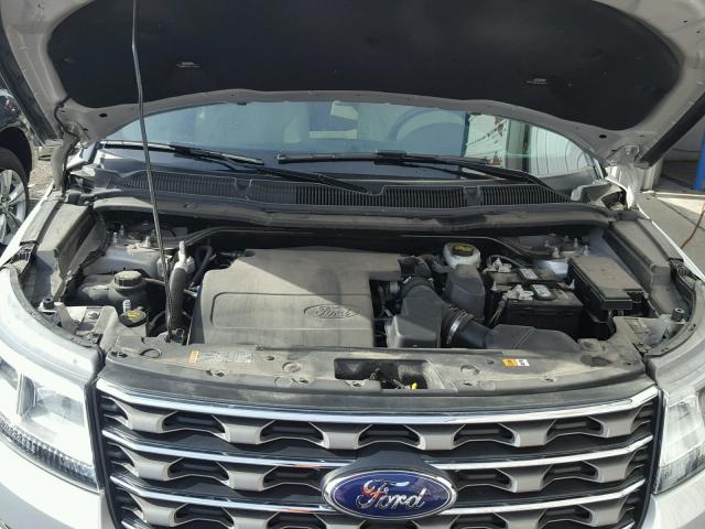 1FM5K7B87GGA17290 - 2016 FORD EXPLORER SILVER photo 7