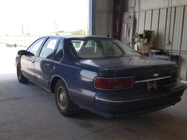 1G1BL52W4TR183457 - 1996 CHEVROLET CAPRICE CL ლურჯი ფოტო 3