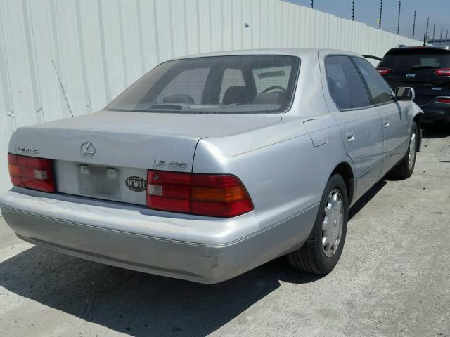 JT8BH22F8T0058360 - 1996 LEXUS LS 400 SILVER photo 4