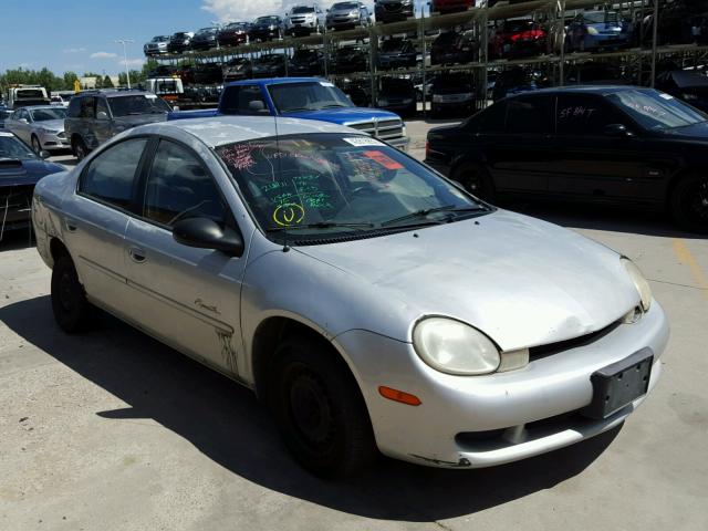 1P3ES46C8YD691579 - 2000 PLYMOUTH NEON BASE 银色 照片 1