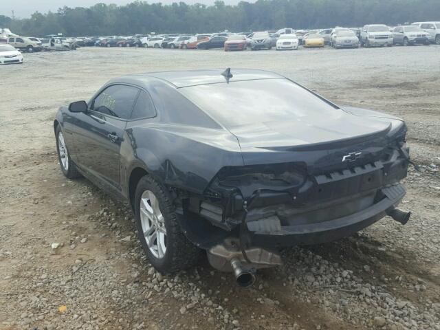 2G1FB1E33F9188128 - 2015 CHEVROLET CAMARO LS GRAY photo 3