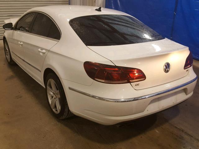 WVWBN7AN1GE516765 - 2016 VOLKSWAGEN CC BASE WHITE photo 3