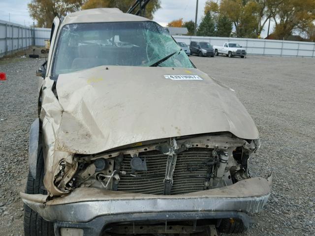 5TEWN72N54Z433302 - 2004 TOYOTA TACOMA XTR TAN photo 9