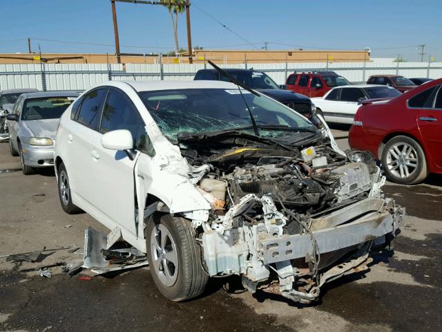 JTDKN3DU0C5431471 - 2012 TOYOTA PRIUS WHITE photo 1