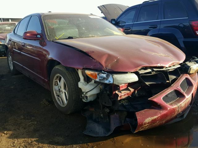 1G2WP52K13F178135 - 2003 PONTIAC GRAND PRIX MAROON photo 1