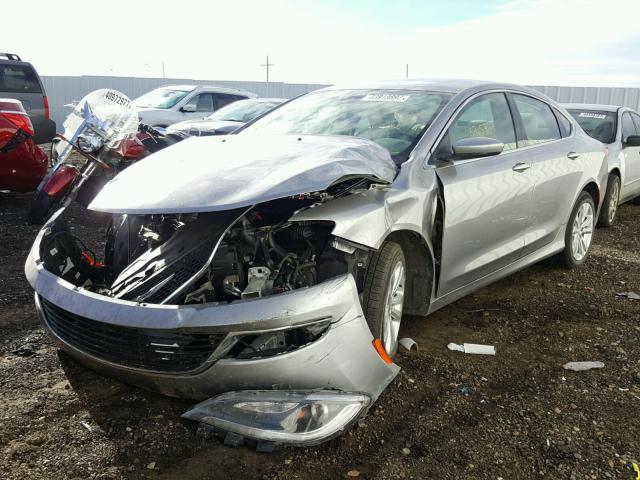 1C3CCCAB1FN527941 - 2015 CHRYSLER 200 LIMITE GRAY photo 2