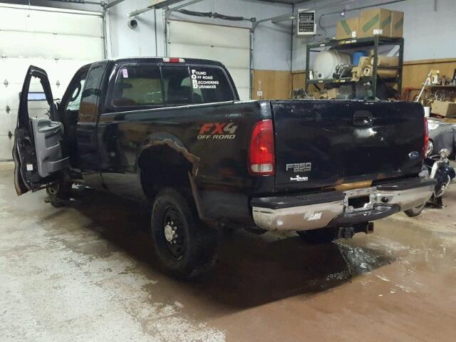 1FTSX31P53EC26981 - 2003 FORD F350 SRW S BLACK photo 3